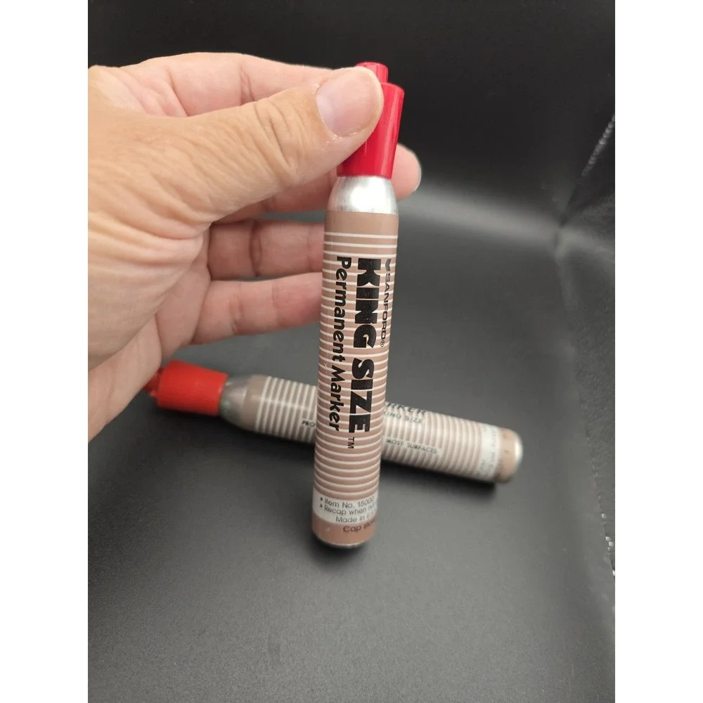 Vintage Sanford King Size Red Permanent Markers Works
